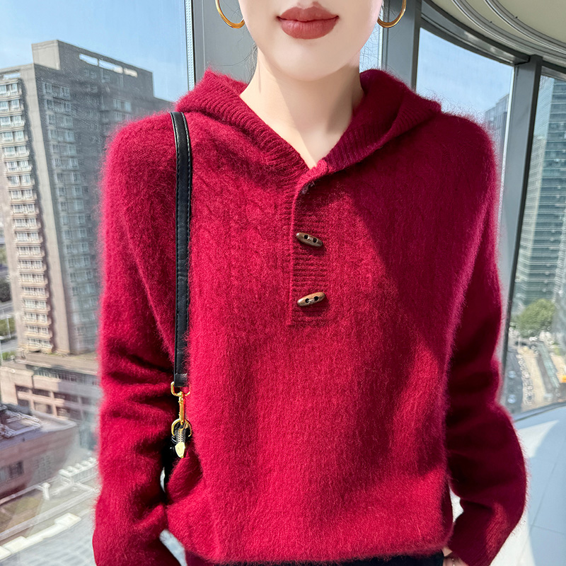 100% Pure Mink Cashmere Knitte - Wool Coat Peacoat ulasan dan harga